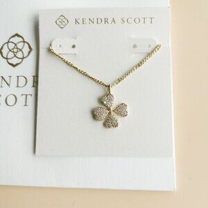 Kendra Scott Gold Clover Necklace